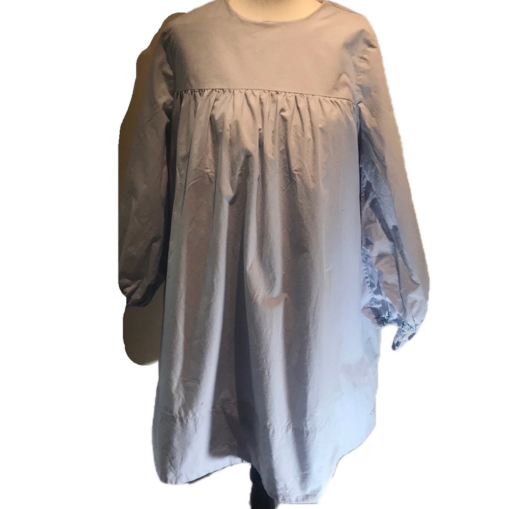 “WILFRED” LESSINE Blue Smock Dress . - Picture 5 of 16